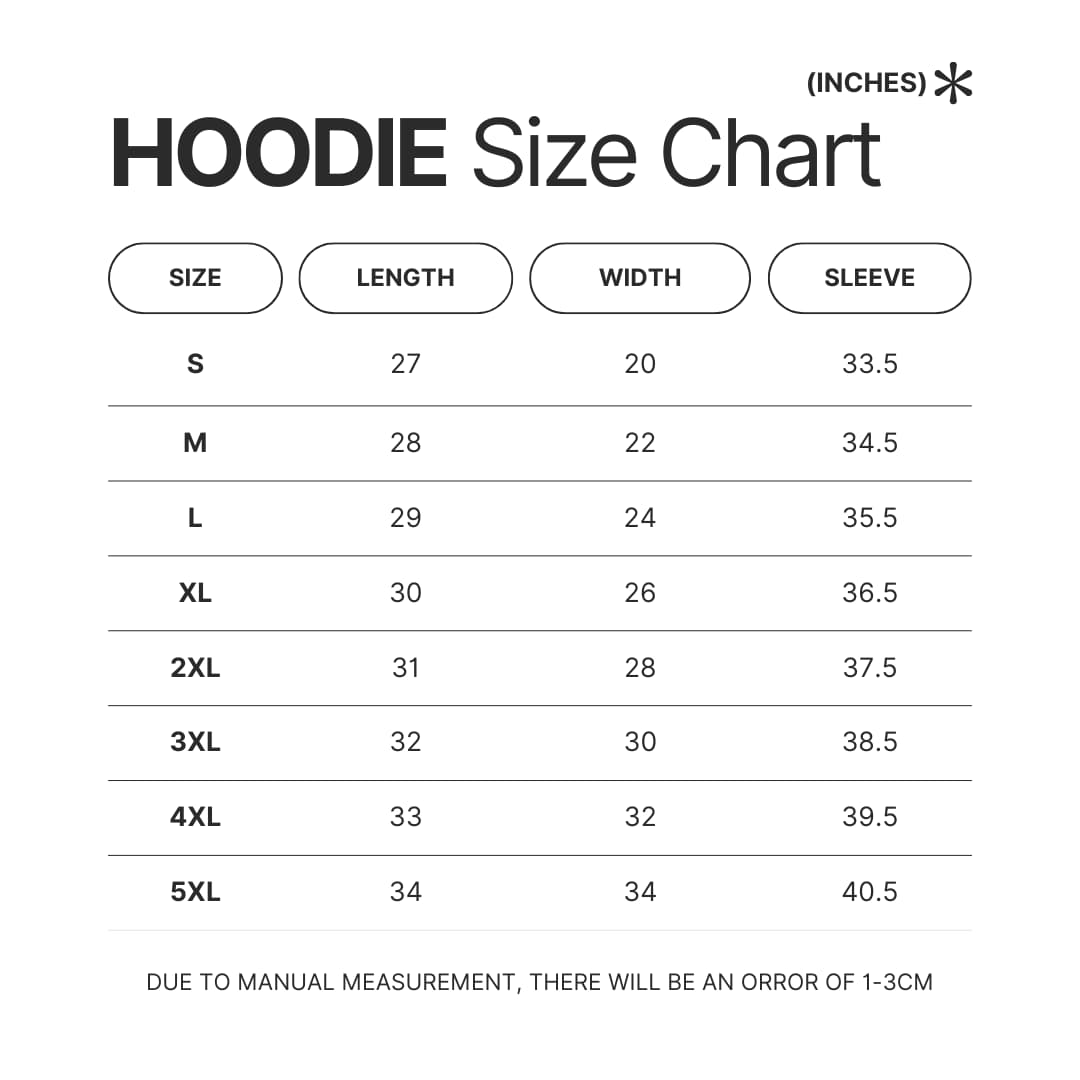 Hoodie Size Chart - Westside Gunn Store