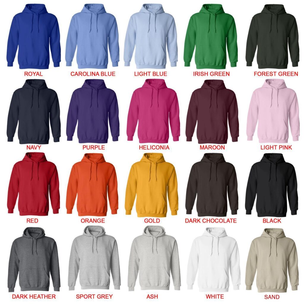 hoodie color chart - Westside Gunn Store